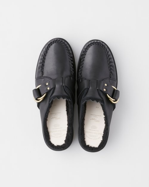 【×foot the coacher】CUT－OFF RING MOCCASIN