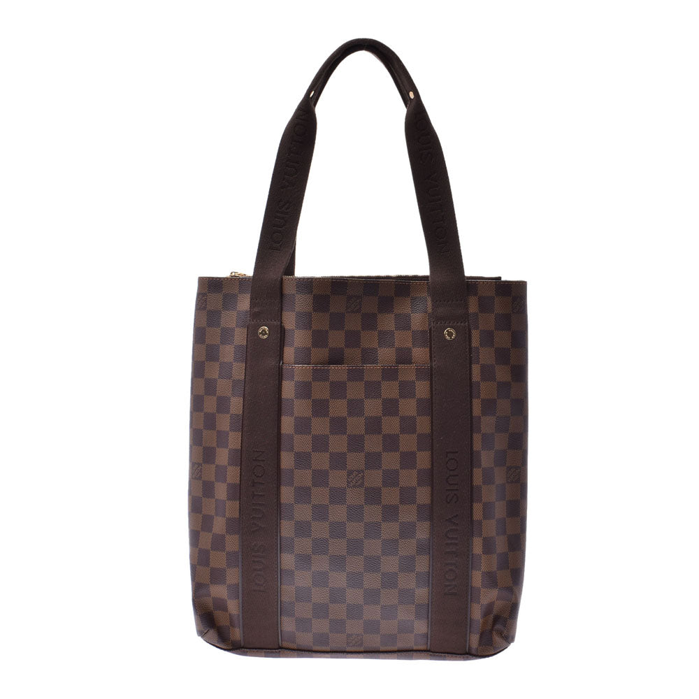 LOUIS VUITTON ルイヴィトン ダミエ カバボブール ブラウン N52006 ユニセックス ダミエキャンバス トートバッグ Aランク 中古 