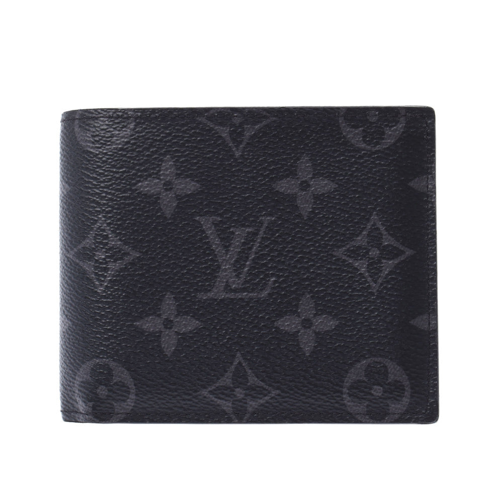 LOUIS VUITTON ルイヴィトン モノグラム エクリプス ポルトフォイユ マルコ NM 黒 M62545 メンズ モノグラムエクリプスキャンバス 二つ折り財布 ABランク 中古 