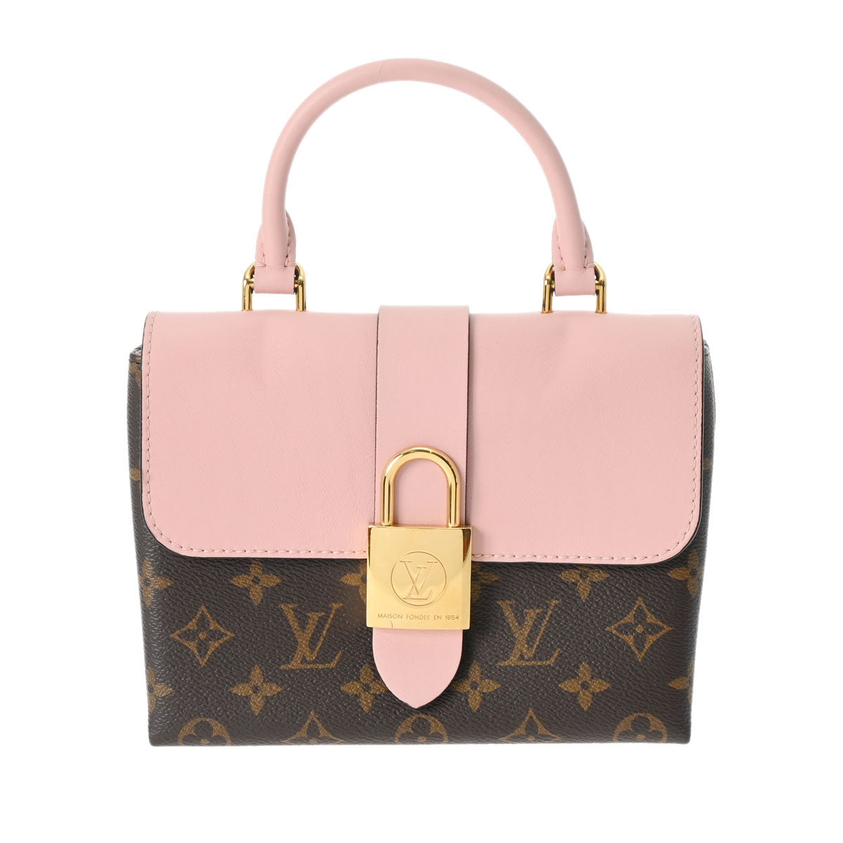 LOUIS VUITTON ルイヴィトン モノグラム ロッキー BB ローズプードル Ｍ44080 レディース モノグラムキャンバス 2WAYバッグ Aランク 中古 