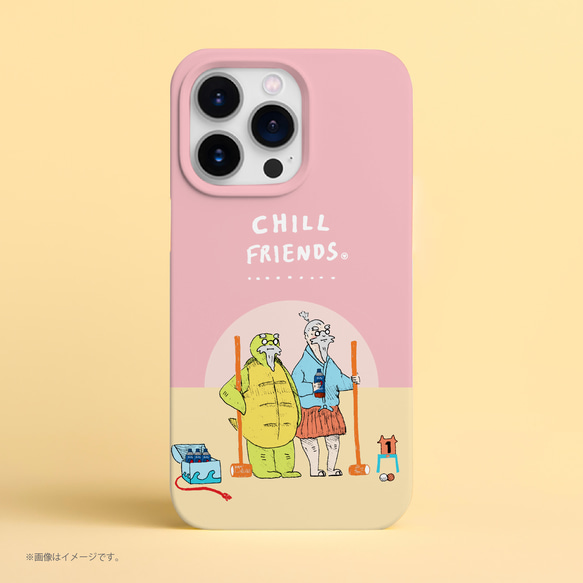 Originalスマホケース「CHILL FRIENDS 一緒に生きることにした浦島太郎とカメ。」