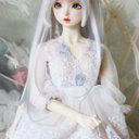 BJD 1/3 1/4  1/6人形 ドール用ウィッグ カツラ 耐熱 ハンドメイドzxww-55