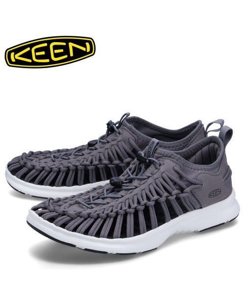 KEEN キーン ユニーク オースリー サンダル スポーツサンダル メンズ 軽量 MENS UNEEK O3 グレー 1028675