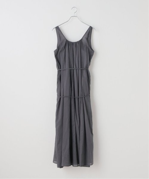 【AMOMENTO / アモーメント】NECK SHRRING SHEER DRESS AM24SSW070R