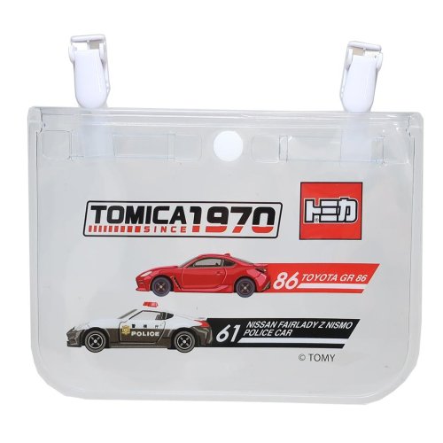 トミカ クリップポケット クリアクリップポケット クリア 新入学 TOMICA マルヨシ 子ども用ポーチ キッズポーチ ポシェット キャラクター グッズ