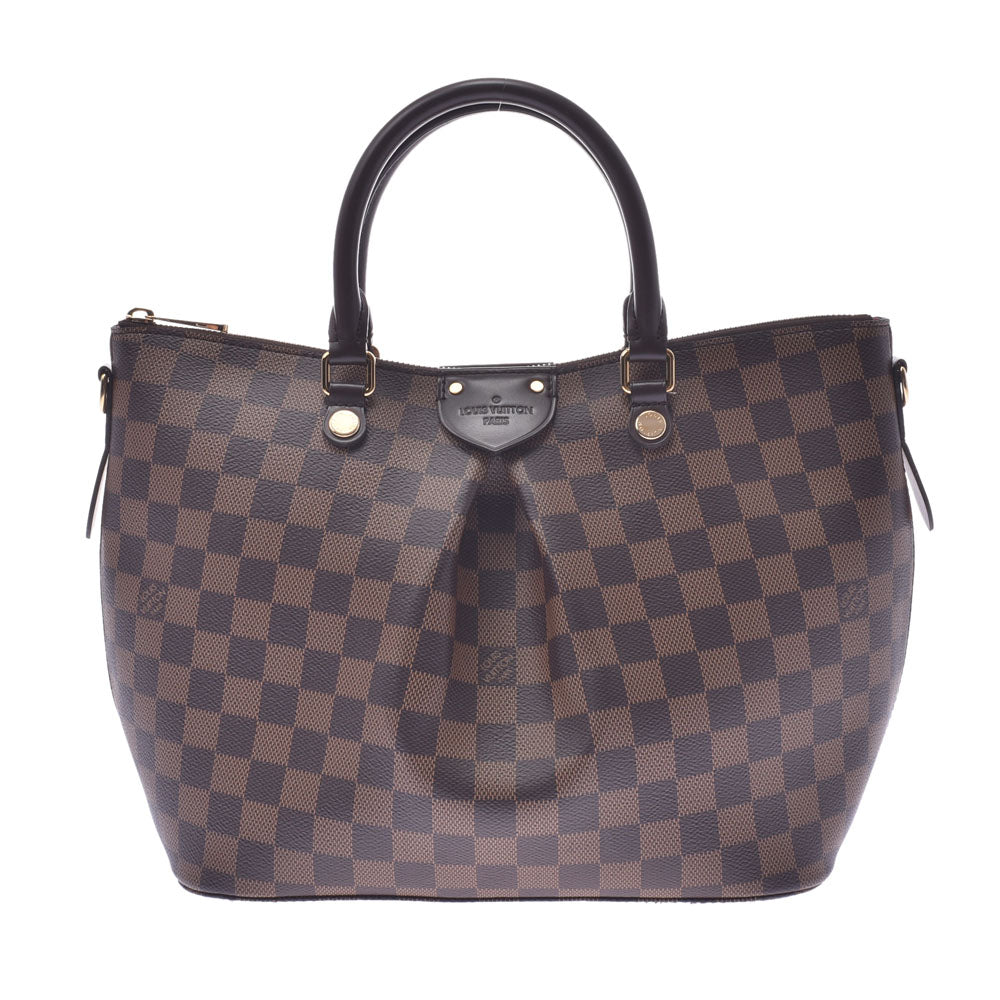 LOUIS VUITTON ルイヴィトン ダミエ シエナPM ブラウン N41545 レディース ダミエキャンバス 2WAYバッグ Aランク 中古 