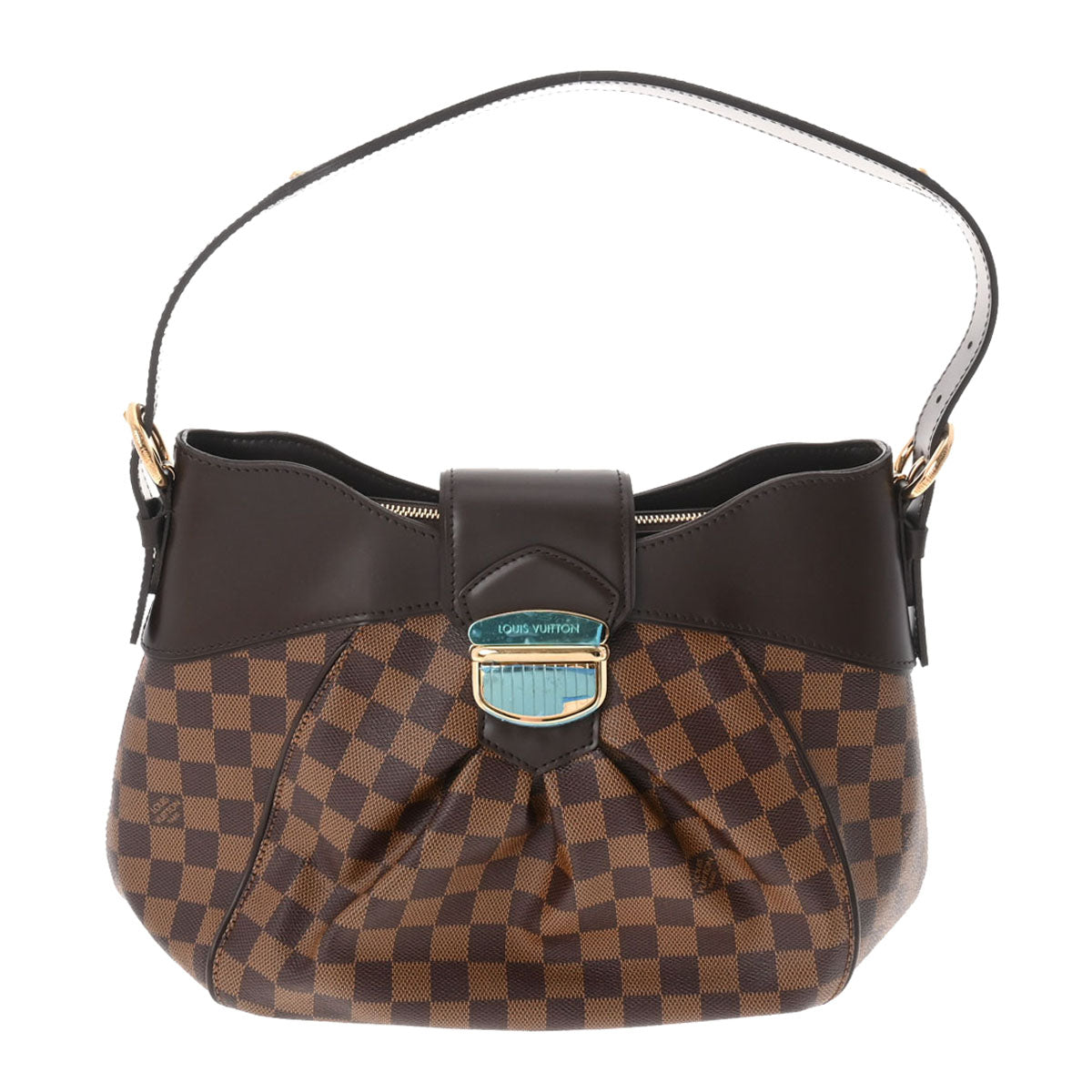 LOUIS VUITTON ルイヴィトン ダミエ システィナMM ブラウン N41541 レディース ダミエキャンバス ワンショルダーバッグ 新同 中古 