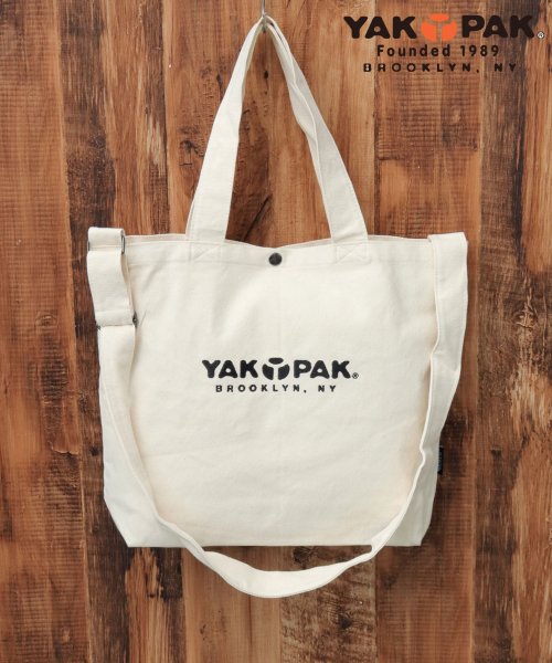 YAKPAK ヤックパック 2WAY キャンバス ショルダーバッグ トートバッグ 通勤 通学 旅行 休日 サブバッグ アウトドア