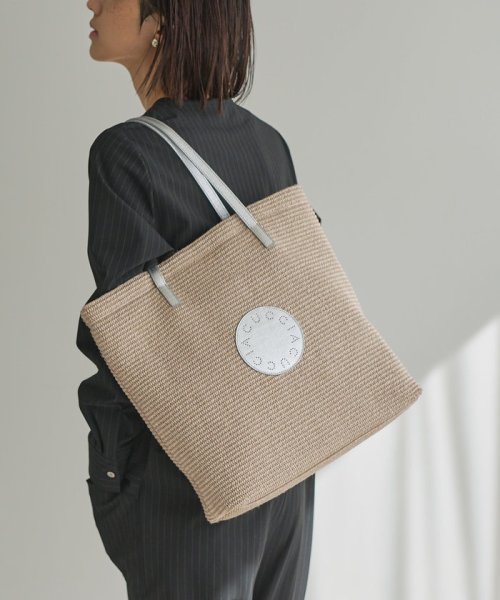 グッシオ TOTE PAGLIA/LAMINATO