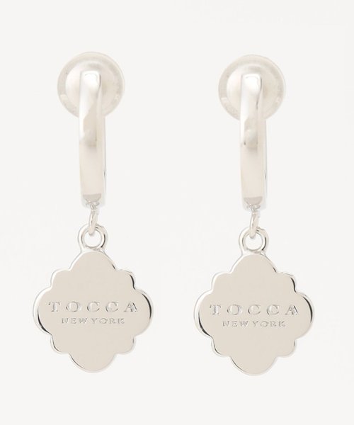 LOGO CLOVER HOOP EARRINGS イヤリング