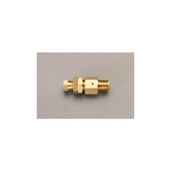 エスコ R 1/2”/1.0MPa エアー圧力安全弁 EA153B-14 1セット(2個)（直送品）