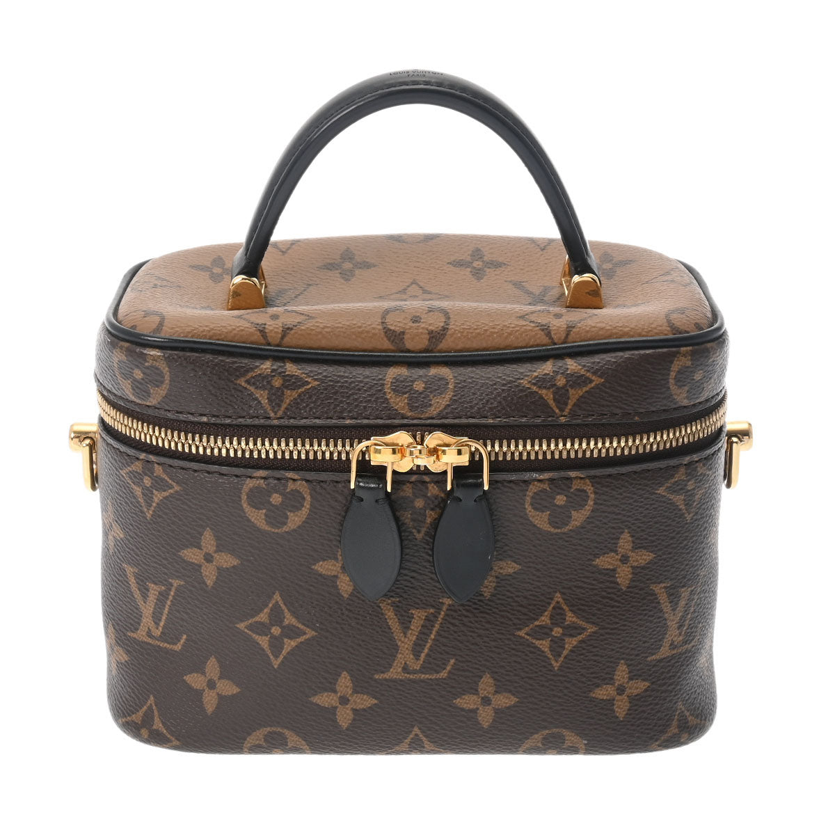 LOUIS VUITTON ルイヴィトン モノグラムリバース ヴァニティNV PM 2WAY ブラウン M45165 レディース モノグラムキャンバス ハンドバッグ Aランク 中古 