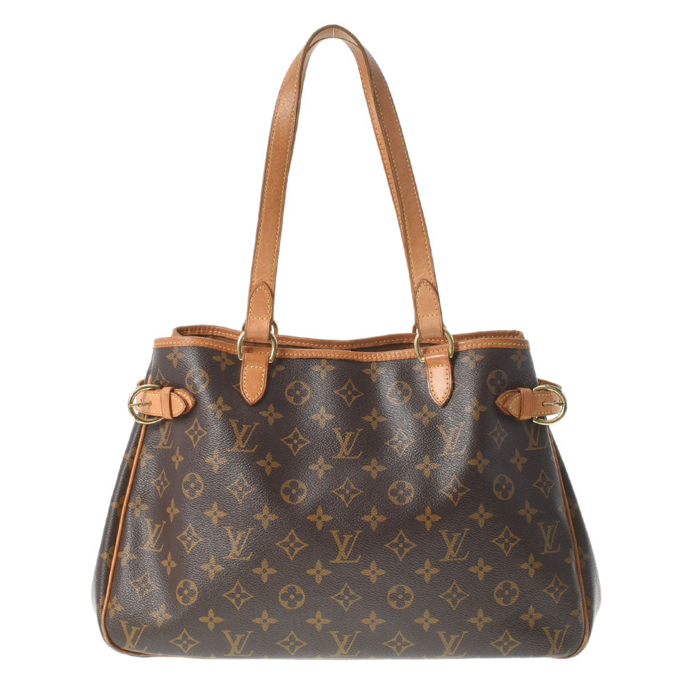 LOUIS VUITTON ルイヴィトン モノグラム バティニョール・オリゾンタル ブラウン M51154 ユニセックス モノグラムキャンバス トートバッグ Bランク 中古 