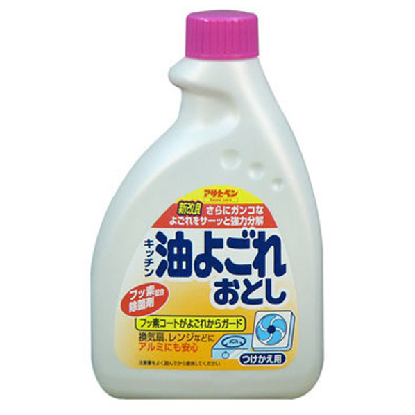 アサヒペン キッチン油よごれおとし 400ml (つけかえ用) AP901248