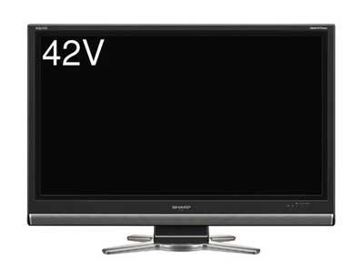 SHARP 42V型 フルハイビジョン 液晶テレビ AQUOS LC-42DS5-B ブラック【中古品】