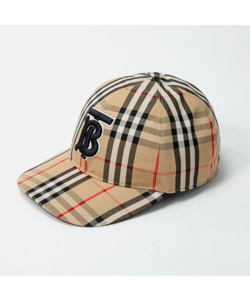 バーバリー BURBERRY 80385041 キャップ メンズ レディース 帽子 TBロゴ ベースボールキャップ ヴィンテージチェック コットン モノグラフモ