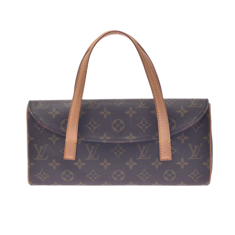 LOUIS VUITTON ルイヴィトン モノグラム ソナチネ ブラウン M51902 レディース モノグラムキャンバス ハンドバッグ Aランク 中古 