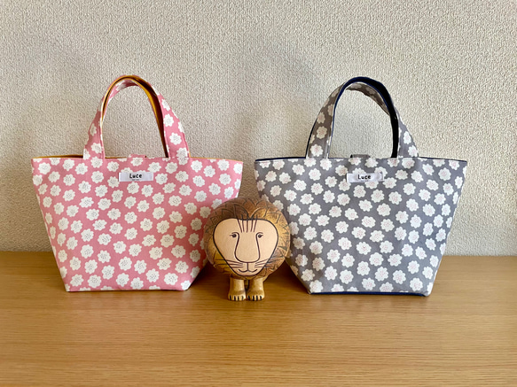 『creema限定』北欧風　花柄トートBAG