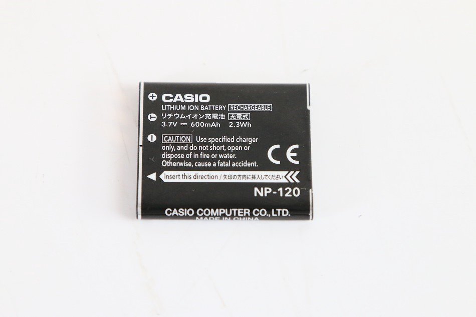 CASIO デジタルカメラ EXILIM用リチウムイオン充電池 NP-120 【中古品】