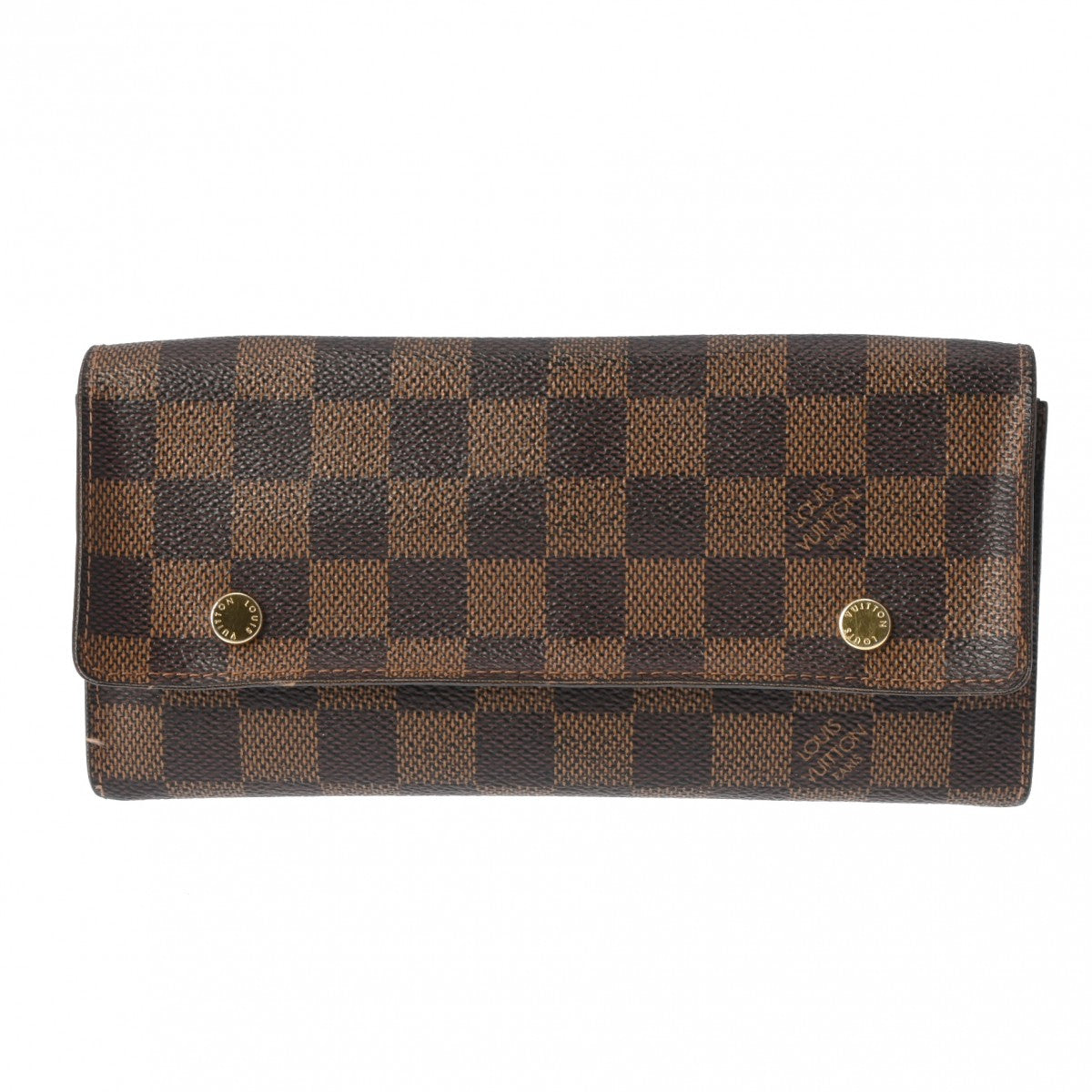 LOUIS VUITTON ルイヴィトン ダミエグラフィット ポルトフォイユ ロン モデュラブル ブラウン N63093 メンズ ダミエキャンバス 長財布 Bランク 中古 