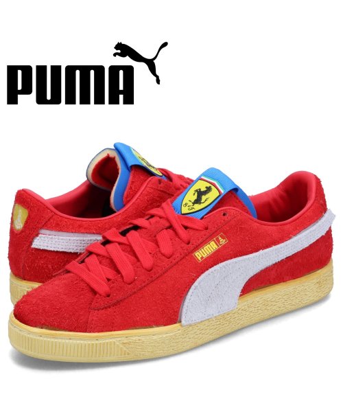 PUMA プーマ スウェード スニーカー メンズ スエード SCUDERIA FERRARI JOSHUA VIDES コラボ SUEDE レッド 30799