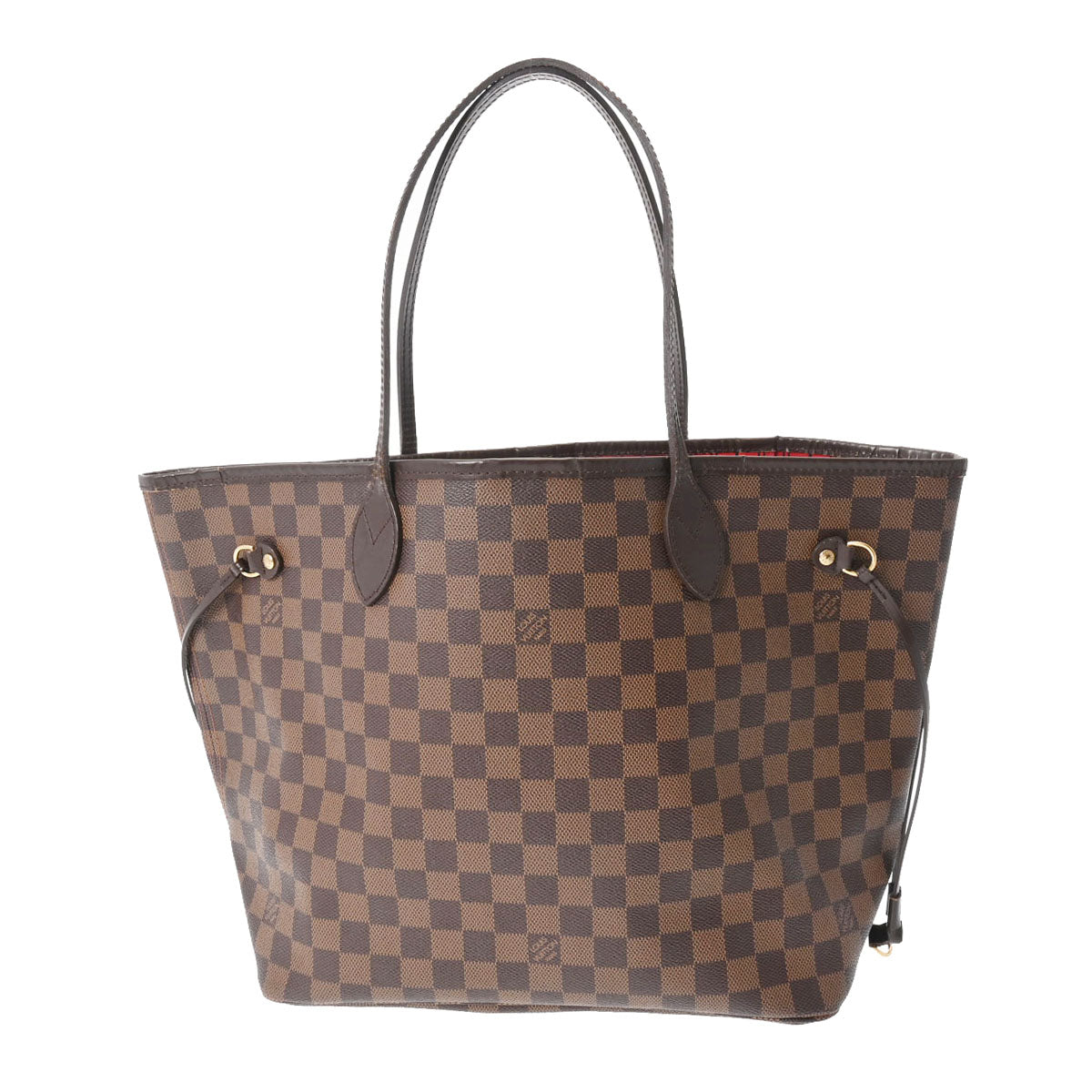 LOUIS VUITTON ルイヴィトン ダミエ ネヴァーフルMM 旧型 ブラウン N51105 レディース ダミエキャンバス トートバッグ Bランク 中古 