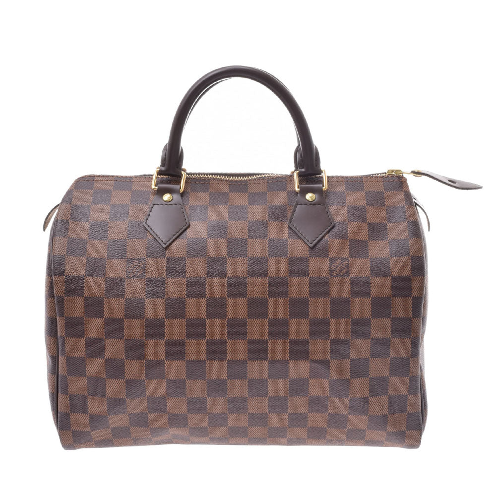 LOUIS VUITTON ルイヴィトン ダミエ スピーディ30 ブラウン N41364 レディース ダミエキャンバス ハンドバッグ Aランク 中古 