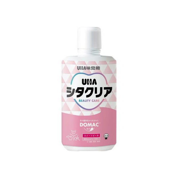 UHA味覚糖 UHAシタクリア 液体はみがき スイートピーチ 500mL FC004PZ