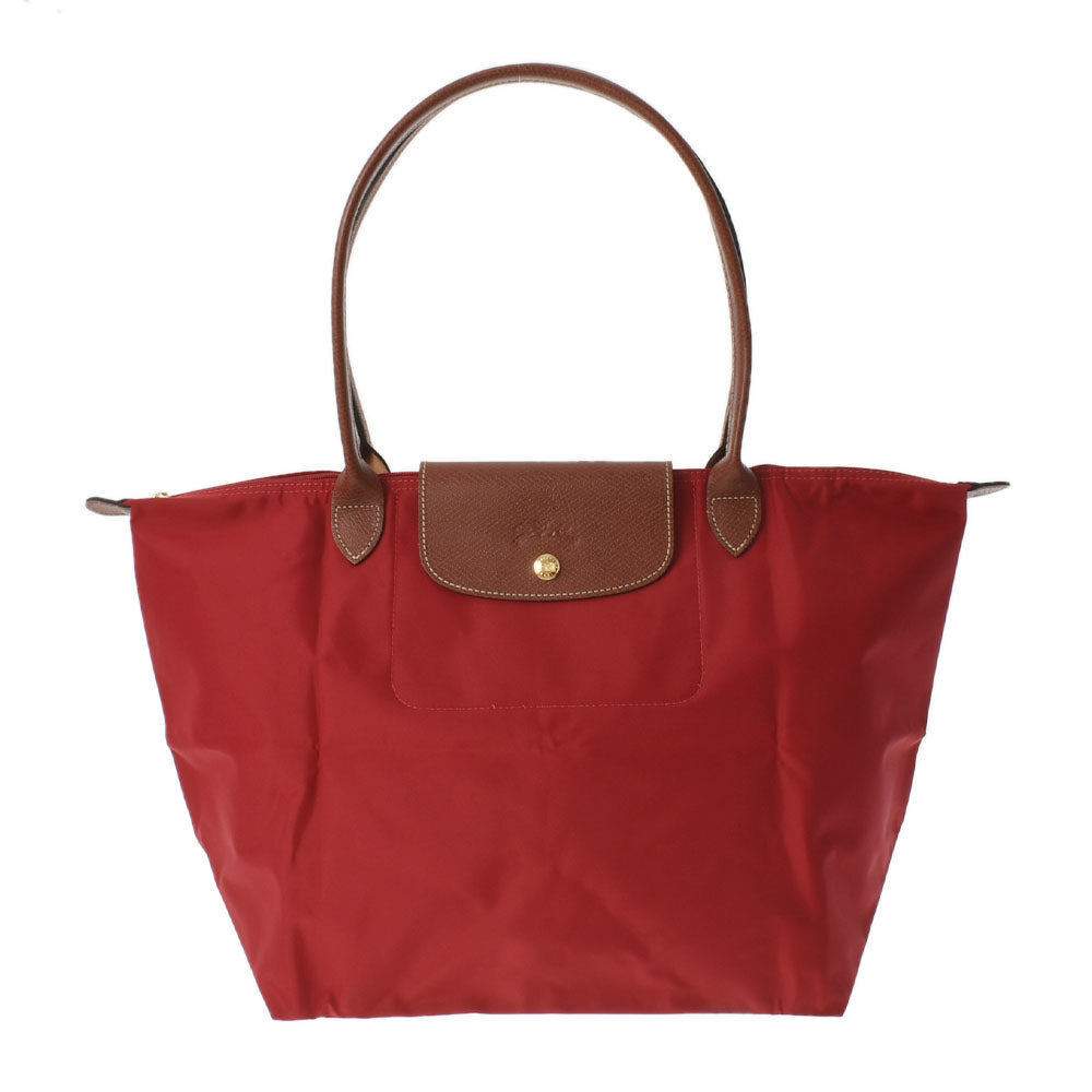 LONGCHAMP ロンシャン ル プリアージュ ロングトート L ルージュ ゴールド金具 L1899089545 レディース ナイロン/レザー トートバッグ 新品 