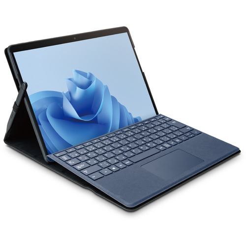 エレコム TB-MSP9PLF2BK Surface Pro9／ソフトレザーケース／フリーアングル／タッチペン収納／キーボード対応／ブラック TBMSP9PLF2BK