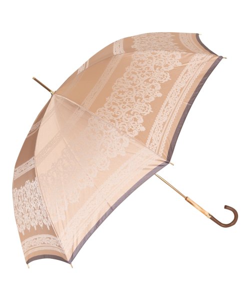 ランバン コレクション LANVIN COLLECTION 長傘 雨傘 レディース 58cm 軽量 LONG UMBRELLA ネイビー ベージュ ピンク 84