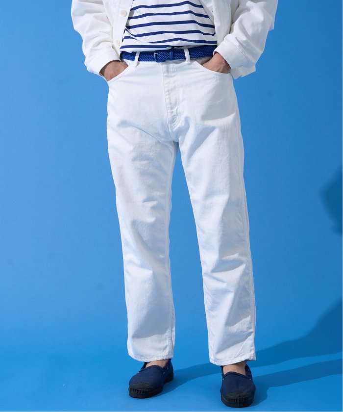 エディフィス/BUREAU (ビューロー) WHITE 5PKT PANTS