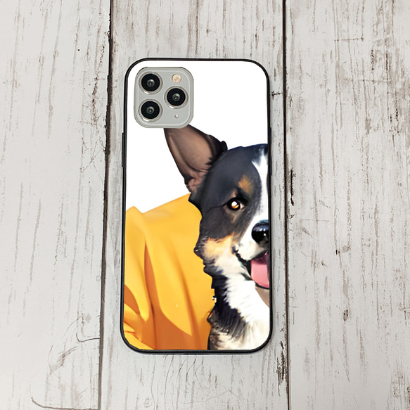 iphoneケース1-4-37 iphone 強化ガラス 犬・いぬ・ワンちゃん 箱14 かわいい アイフォン iface