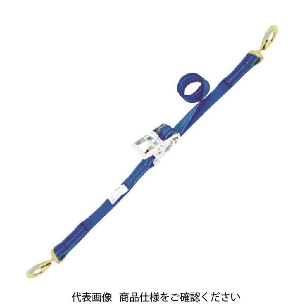 シライ ベルタイト ラチェットバックル 端末金具付き形 スナップフックツイスト付 RK50L6SHT500 859-0093（直送品）