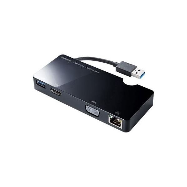 エスコ（esco） ［USB3.2 Gen1］ モバイルドッキングステーション 1個 EA764BY-157（直送品）