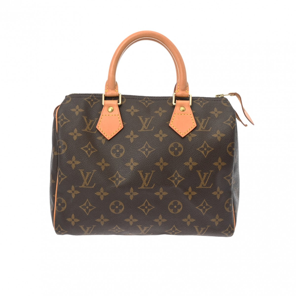 LOUIS VUITTON ルイヴィトン モノグラム スピーディ 25 ブラウン M41528 レディース モノグラムキャンバス ハンドバッグ Bランク 中古 