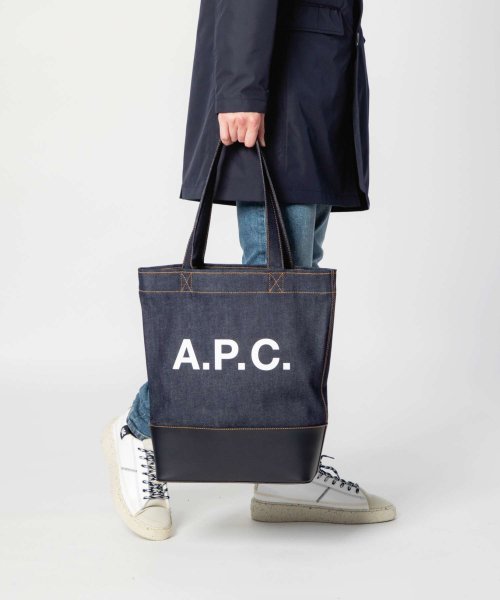 APC アーペーセー A.P.C. CODDP M61444 トートバッグ メンズ レディース バック 手提げバッグ 肩掛け デニム カジュアル A4 軽量 シ