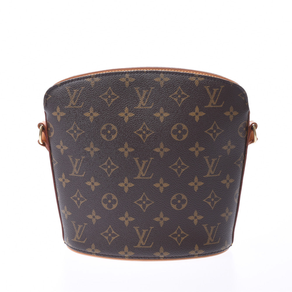 LOUIS VUITTON ルイヴィトン モノグラム ドルーオ ブラウン M51290 レディース モノグラムキャンバス ショルダーバッグ Bランク 中古 