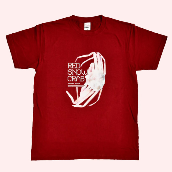 【送料無料】「RED SNOW CRAB」キッズサイズ　いといがわTシャツコレクション