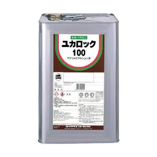 ロックペイント ロック ユカロック#100 アイボリー 20KG 082-0210-01 1缶 851-1765（直送品）