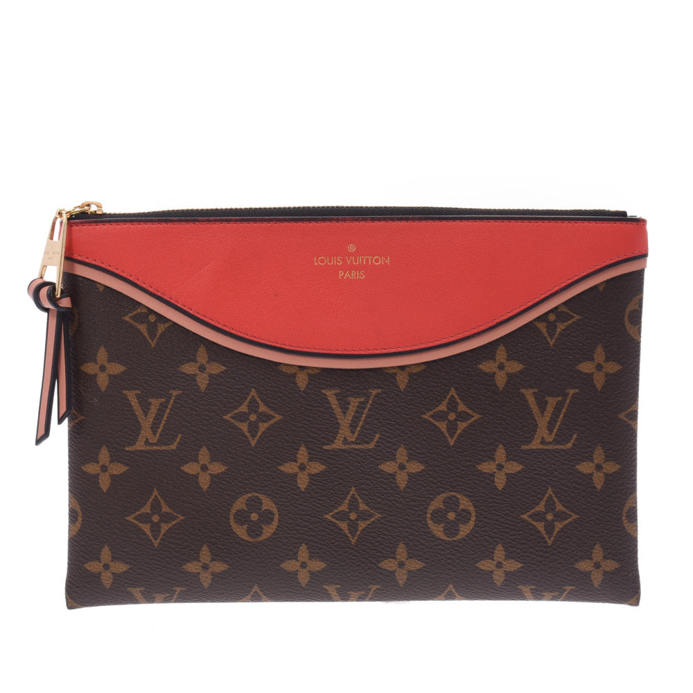 LOUIS VUITTON ルイヴィトン モノグラム ポシェットテュイルリー 国内未発売 クラッチバッグ コクリコ M63903 ユニセックス モノグラムキャンバス セカンドバッグ ABランク 中古 