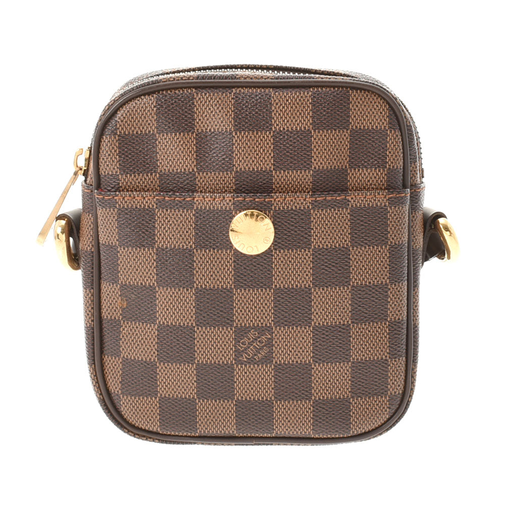 LOUIS VUITTON ルイヴィトン ダミエ リフト ブラウン N60009 レディース ダミエキャンバス ショルダーバッグ Aランク 中古 