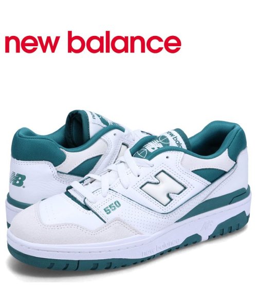 ニューバランス new balance 550 スニーカー メンズ Dワイズ ホワイト 白 BB550STA