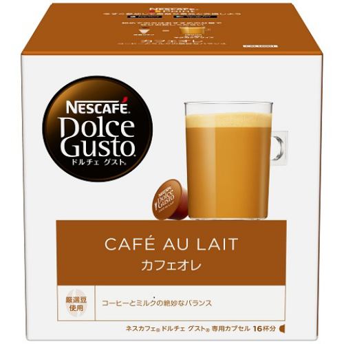 ネスレ ドルチェグスト専用カプセル カフェオレ 16杯分 CAL16001