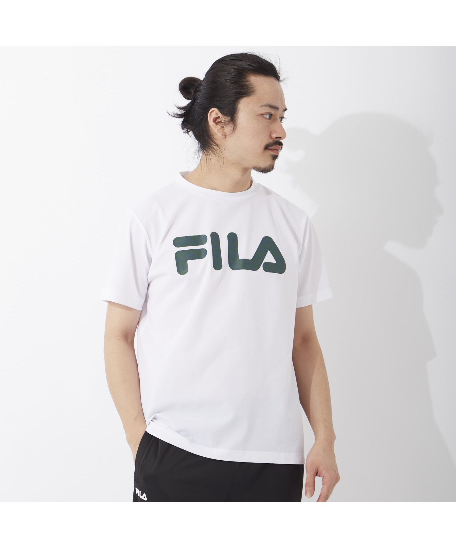 フィラ（メンズ）/【ラン】ポリブチレンテレフタレート 鹿の子 Tシャツ メンズ