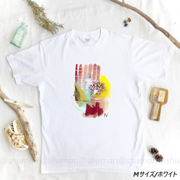 抽象art Ｔシャツ「mano」