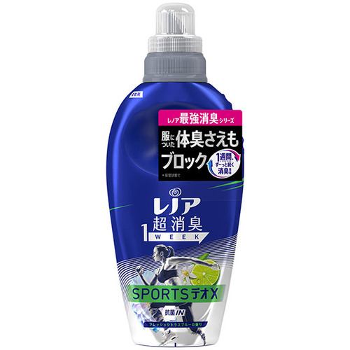 P&Gジャパン レノア超消臭1week スポーツデオX フレッシュシトラスブルー 本体 530ML