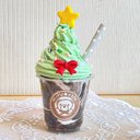 クリスマスツリーのフェイクドリンク　おままごと　オブジェ　フェイクスイーツ