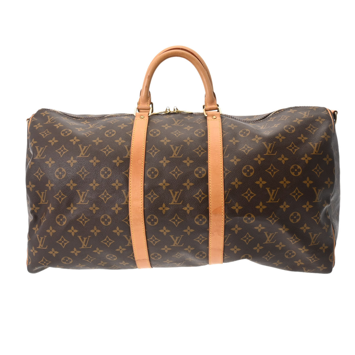 LOUIS VUITTON ルイヴィトン モノグラム キーポル バンドリエール 55 ブラウン M41414 ユニセックス モノグラムキャンバス ボストンバッグ Bランク 中古 