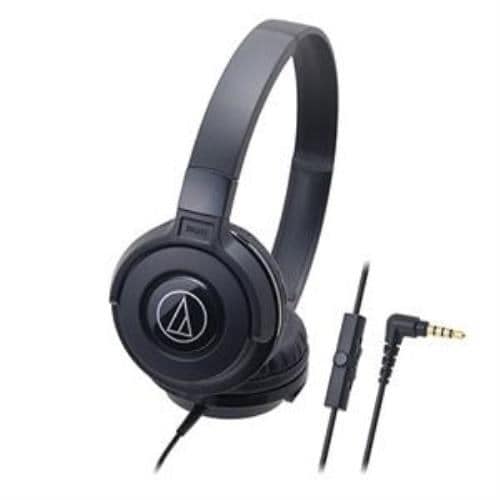 Audio-Technica スマートフォン用ポータブルヘッドホン ATH-S100iS BK